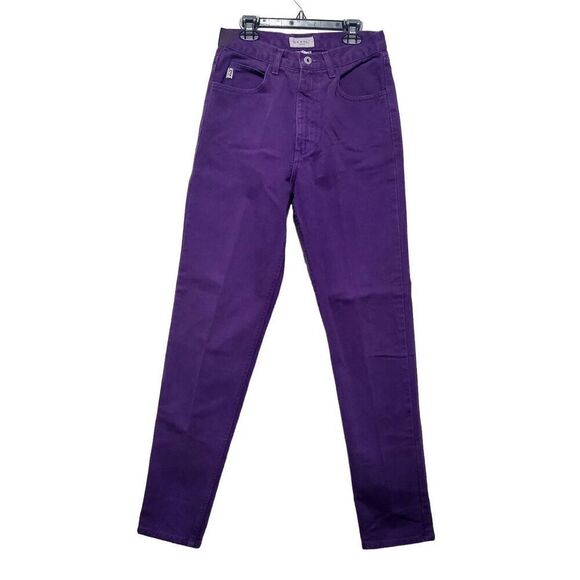 Vintage Guess Jeans Women's Size 29 Purple 90s Y2K High-Rise Straight Leg Mom Je - Picture 1 of 10